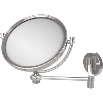 2x Magnification, Twisted Texture, Polished Chrome Mirror