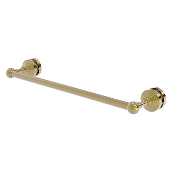 Allied Brass Waverly Place Collection 18'' Shower Door Towel Bar in Unlacquered Brass