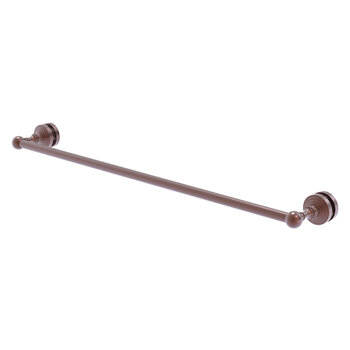 Allied Brass Waverly Place Collection 30'' Shower Door Towel Bar in Antique Copper
