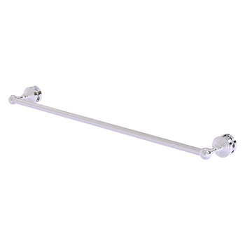 Allied Brass Waverly Place Collection 30'' Shower Door Towel Bar in Polished Chrome