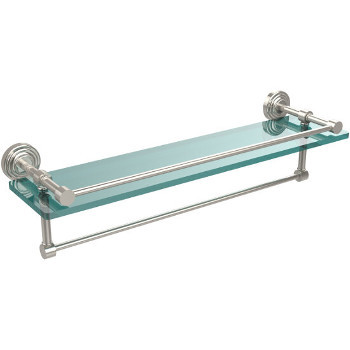 22'' Shelves with Polished Nickel and Towel Bar Hardware