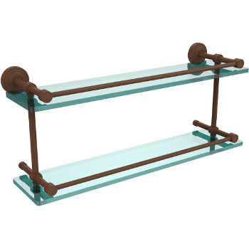 22'' Shelves with Antique Bronze Hardware