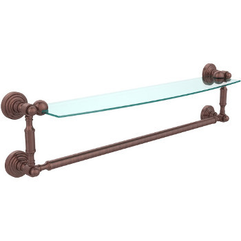 24'' Antique Copper with Towel Bar