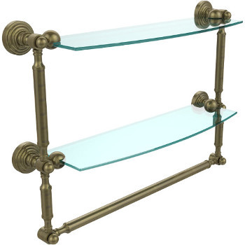 18'' Antique Brass with Towel Bar