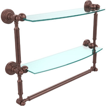 18'' Antique Copper with Towel Bar
