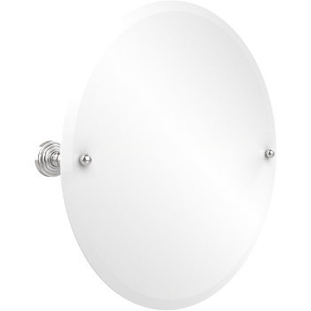 Allied Brass Round Tilt Mirror w/ beveled edge, Waverly Place, 22" dia., Standard, Available in Multiple Finishes
