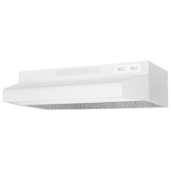 Air King 36'' Range Hood In White with Variable Speed Control and LED Lighting