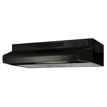 Air King 36'' Range Hood In Black with Variable Speed Control and LED Lighting