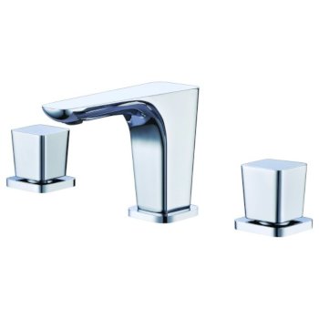 Alfi brand Polished Chrome Widespread Modern Bathroom Faucet