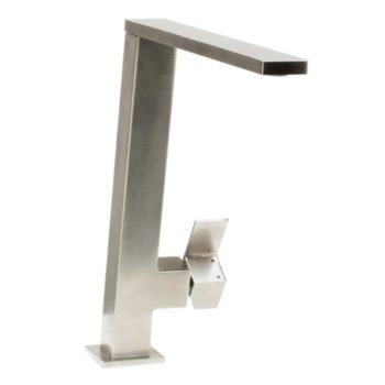 Square Modern Brushed Or Polished Stainless Steel Kitchen Faucet 9