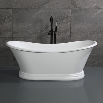 Solid Surface Resin Bathtub - Lifestyle View 1
