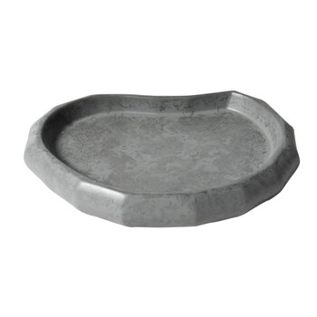 ALFI brand ABCO1022 5 Piece Solid Concrete Gray Matte Bathroom Accessory Set, 7-1/2" W x 2-3/4" D x 2-1/2" H