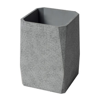 ALFI brand ABCO1045 12'' x 8'' Concrete Gray Matte Waste Bin for Bathrooms, 7-3/4" W x 7-3/4" D x 11-3/4" H