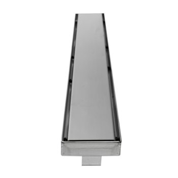 ALFI brand 32'' Modern Linear Shower Drain with Solid Cover in Polished Stainless Steel