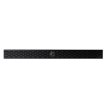 ALFI brand 32'' W Black Matte Stainless Steel Linear Shower Drain with Groove Holes