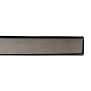47'' - With Solid Cover - Brushed Stainless Steel - Side