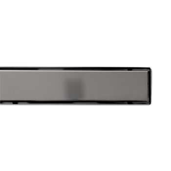 47'' - With Solid Cover - Polished Stainless Steel - Side