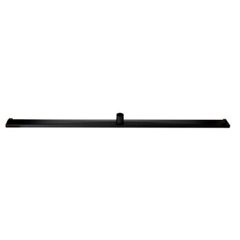 ALFI brand Stainless Steel Linear Shower Drain with Solid Cover, 59'' Black Matte S/ Steel Product Bottom View