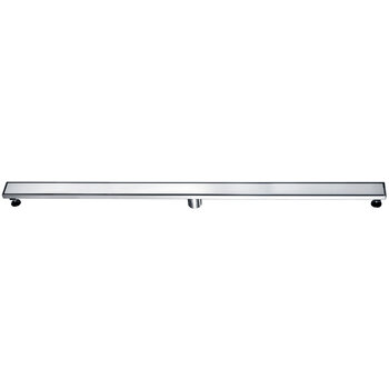 59'' - With Solid Cover -Brushed Stainless Steel - Close-up 1