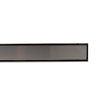 59'' - With Solid Cover - Brushed Stainless Steel - Side