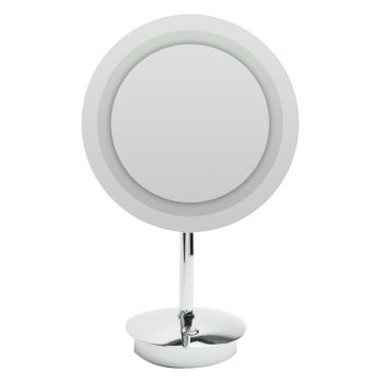 Details about   ALFI brand ABM9FLED Tabletop Round 9 Inch 5x Magnifying Mirror with Light 
