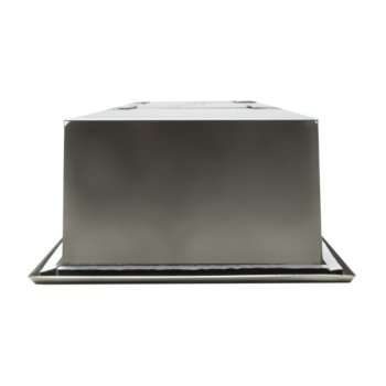 8" x 36" Polished Stainless Steel Back View