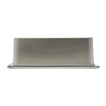 12"x24" Brushed Stainless Steel Back View 2