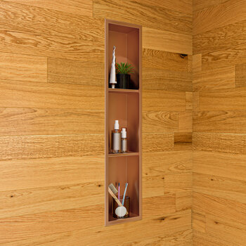 ALFI brand Vertical Triple Shelf Shower Niche