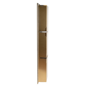 ALFI brand ABNP0836-BG 8'' x 36'' Brushed Gold PVD Stainless Steel Vertical Triple Shelf Shower Niche, 36" W x 8" D x 4" H