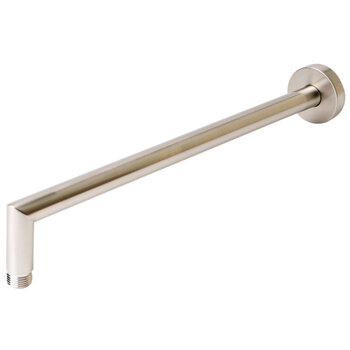 ALFI brand 16'' Round Wall Shower Arm, 15-3/4'' W x 2-3/4'' D x 7/8'' H, Brushed Nickel, Product View