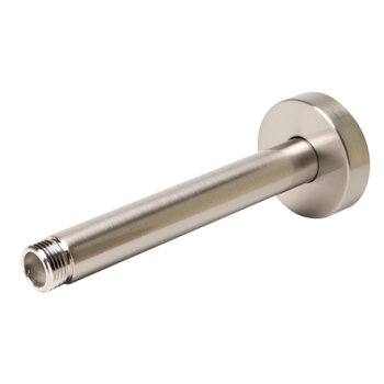 ALFI brand 6'' Round Ceiling Shower Arm, Brushed Nickel, Product View