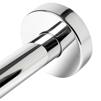 ALFI brand 6'' Round Ceiling Shower Arm, Polished Chrome, Close Up View