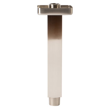 Alfi brand 6'' W Square Ceiling Shower Arm, Brushed Nickel 