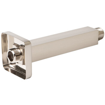 Alfi brand 6'' W Square Ceiling Shower Arm, Brushed Nickel Side View