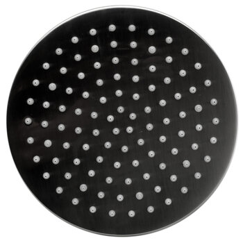 Alfi brand 8'' Round Multi Color LED Rain Shower Head, Brushed Nickel Shower Head View