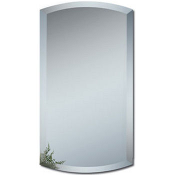 Alno Frameless Beveled Arch Bathroom Mirror