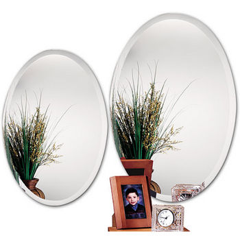 Alno Frameless Oval Bathroom Mirror