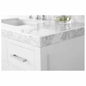 48 Elizabeth Bath Vanity Available In Multiple Finishes With Vanity Top And White Undermount Basin By Ancerre Designs Kitchensource Com