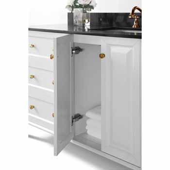 Ancerre Designs Hannah Right Sink / Gold Hardware - Front Open View 2