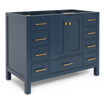 ARIEL Cambridge Collection 42'' Midnight Blue Angle Closed View