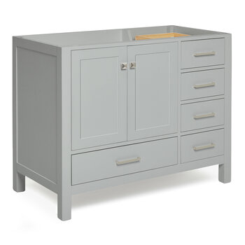 ARIEL Cambridge Collection 42'' Grey Left Angle Closed View