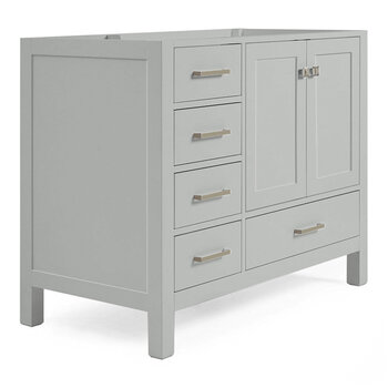 ARIEL Cambridge Collection 42'' Grey Right Angle Closed View