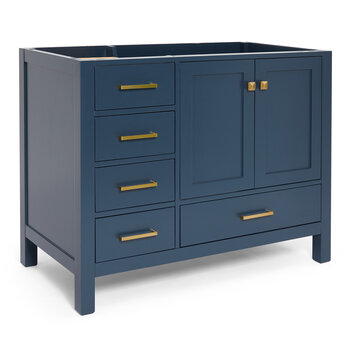 ARIEL Cambridge Collection 42'' Midnight Blue Right Angle Closed View