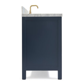 ARIEL Cambridge Collection 43'' Midnight Blue Right Offset Sink Side View