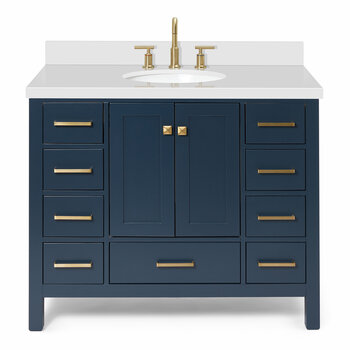 ARIEL Cambridge Collection 43'' Midnight Blue Front View
