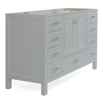 ARIEL Cambridge Collection 54'' Grey Angle Closed View
