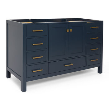 ARIEL Cambridge Collection 54'' Midnight Blue Angle Closed View