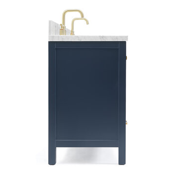 ARIEL Cambridge Collection 61'' Midnight Blue Rectangle Sinks Side View