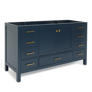 ARIEL Cambridge Collection 60'' Midnight Blue Angle Closed View