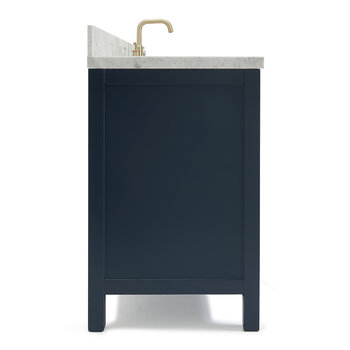 ARIEL Cambridge Collection 61'' Midnight Blue Oval Sink Side View